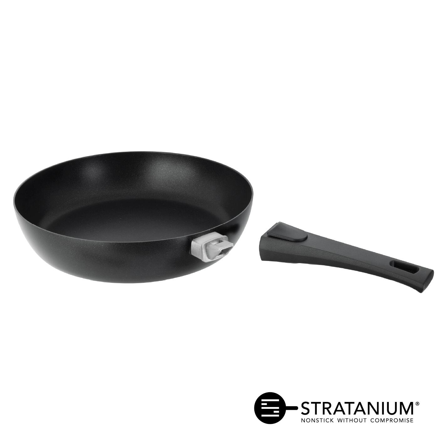 【IH対応】　SCANPAN　スキャンパン ワンタッチハンドル　ソテーパン　28cm　取手が取れる