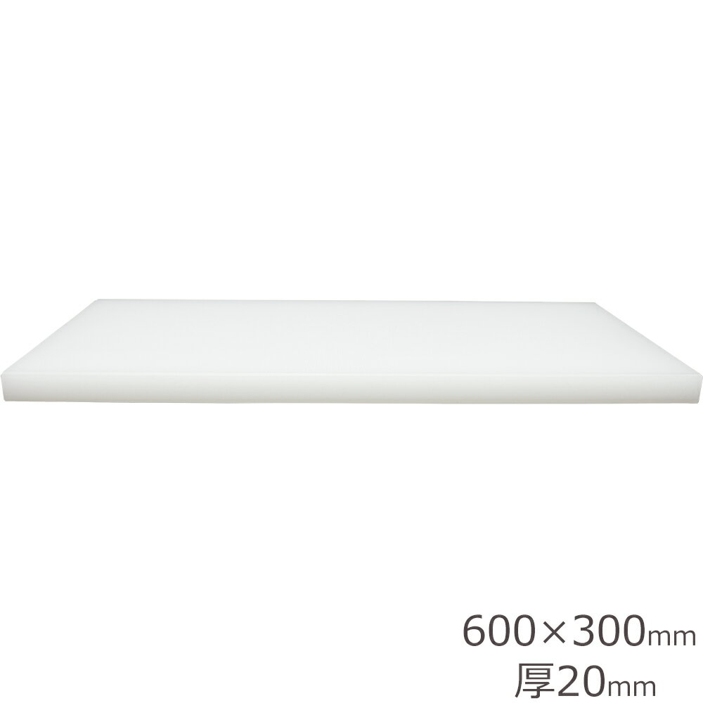 乐天商城 - 日本製　業務用　プラスチック　まな板（一枚物）　600×300mm　厚20mm