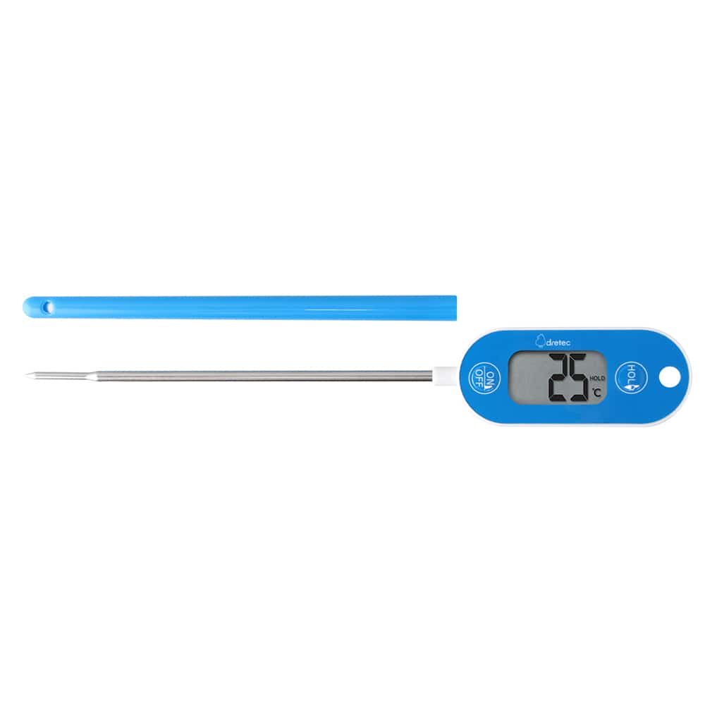 Rakuten - dretec HACCP対応クッキング温度計　O-280 ブルー 青　調理温度計【ドリテック 異物混入防止 業務用 料理 洗える】