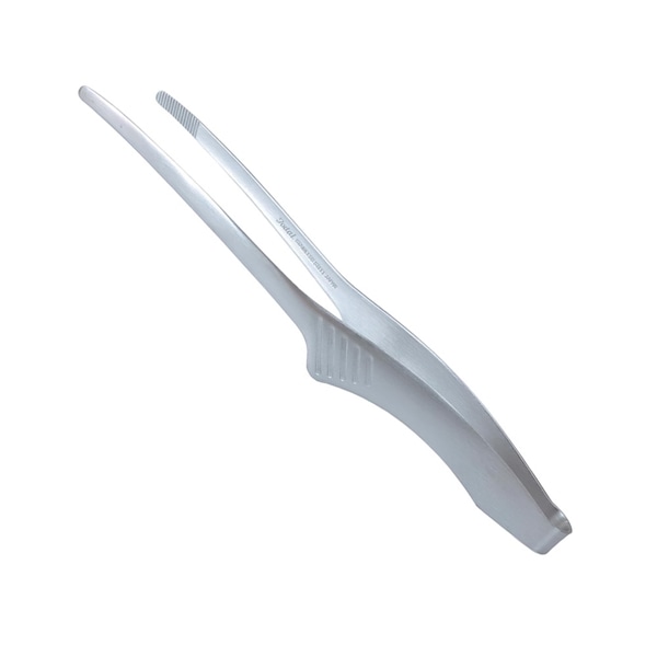 Rakuten - 日本製　クレーバートング エコノミータイプ ミニ　Todai 18-0 ステンレス　清潔 自立する 細いトング　18.3cm　ショート コンパクト[焼肉トング・焼き肉・やきにく・盛り箸・盛り付け・ピンセット・衛生的・バーベキュー・キャンプ・しゃぶしゃぶ]
