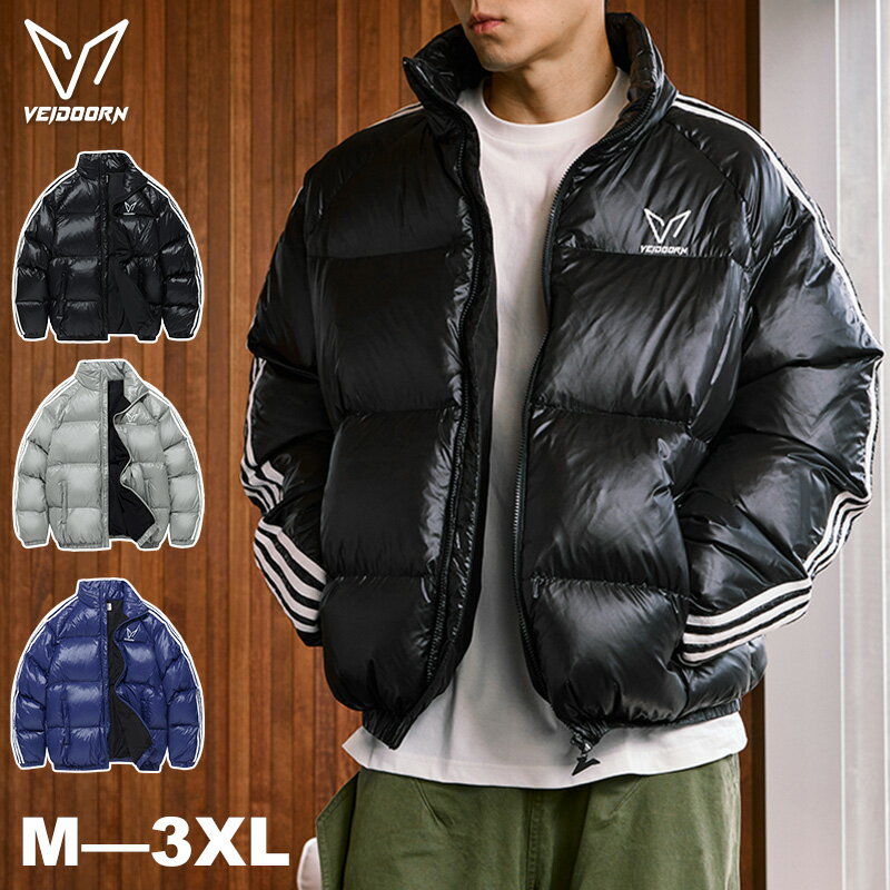 【楽天スーパーSALE】VEIDOORN ダウンジャケット メンズ レディース おしゃれ カジュアル 長袖 防寒 防風 90%ホワイトダックダウン 中綿 秋冬 ...