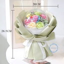 ソープフラワー 造花 ソープ フラワー 敬老の日 花束 かわいい 母の日 誕生日 ギフト 女性 バラ 姫系 シャボンフ アクリル バルーン ブーケ