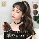 ウィッグ ポイントウィッグ おしゃれ ロング ポニーテール ポニーテールウィッグ さらさら さらふわ かわいい ウイッグ 自然 ナチュラル つけ毛 エクステ 付...