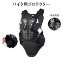 バイク用 プロテクター オートバイプロテクター 背中保護 調整可能 ボディプロテクター 転倒防護 大人用 防護用品 ツーリング バイクプロテクター(2)