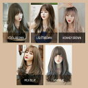 【楽天スーパーSALE】ウィッグ ロング ロングヘア 後ろ髪 53cm ストレート 巻き髪 フルウィッグ おしゃれ かわいい ブラウン ゴールド ウイッグ レディース 自然 通気性 女性 大人かわいい さらふわ かつら イメチェン 結婚式