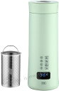 【楽天スーパーSALE】電気湯沸かし器 お茶湯沸かし器 電気ケトル 電気ポット ポータブル トラベル 6分急速沸騰 小型 450ML 旅行用 8時間保温 小型携帯電気ケトル トラベルケトル 水筒 空焚き防止 漏れない 電気温水カップ ステンレス 沸騰乾燥防止 旅行用電気ケトル お茶 ミ