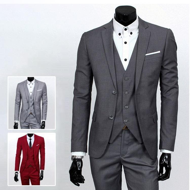 値下げ3点セット セットアップ メンズ スーツ フォーマル ワンボタン スリム テーラード ビジネススーツ スラックス 通勤 結婚式 紳士服