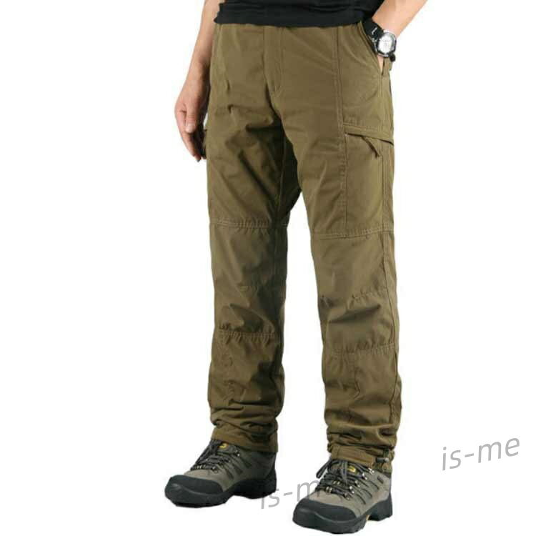 カーゴパンツ 裏起毛パンツ メンズ 大きサイズ 軍パン アウトドア カーゴパンツ ワークパンツ 裏起毛 ストレートパンツ 冬 ロングパンツ 防寒パンツ