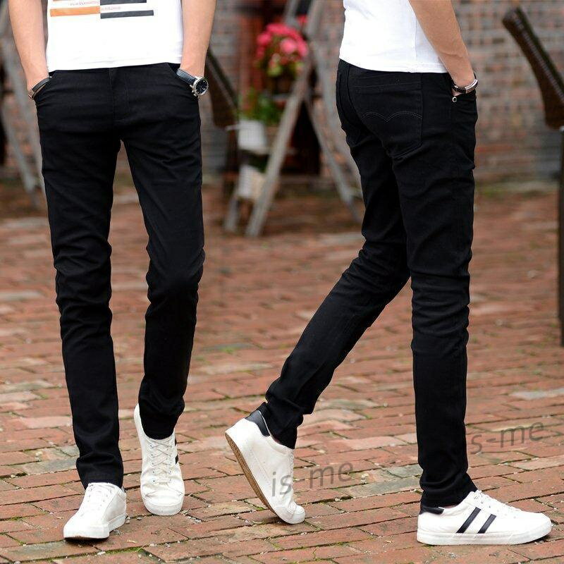 【楽天スーパーSALE】チノパン メンズ ストレッチ スリム パンツ 伸縮 スキニー 黒 白 ベージュ M L XL 3L