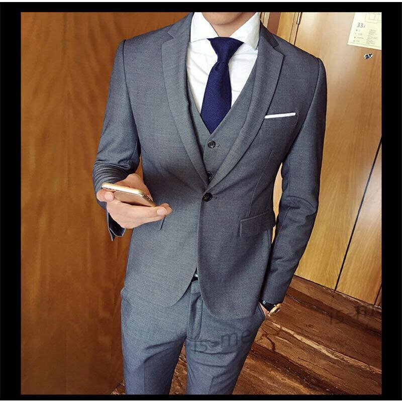 【楽天スーパーSALE】スーツ メンズ セットアップ 3点セット スリム 着痩せ ビジネス フォーマルスーツ 秋冬春 3シーズン 微ストレッチ 通勤