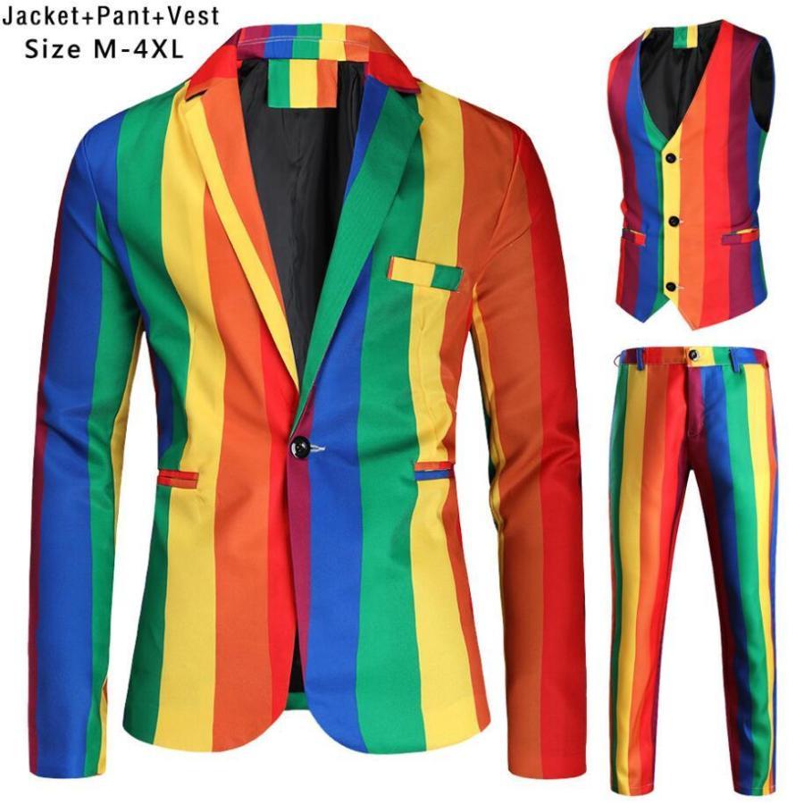 クリスマススーツ メンズ 総柄スーツ クリスマス衣装 メンズクリスマススーツセット ストライプ柄スーツ 舞台 演出服 コスチューム Merry