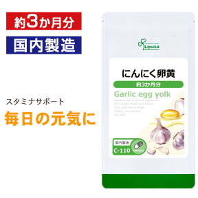 【1,000円ポッキリ★4/27朝9:59迄】 にんにく卵黄 約3か月分 C-110 送料無料 ISA リプサ Lipusa サプリ サプリメント 国産 にんにく 卵黄 使用