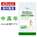 【最大250円OFFクーポン配布中】 グルコサミン＋コンドロイチン 約3か月分 T-723 送料無料 ISA リプサ Lipusa サプリ サプリメント 中高年応援サプリ