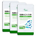 【2点購入P10倍、3点でP20倍★最大1,000円OFFクーポン有】 乳酸菌＋ビフィズス菌 約1か月分×3袋 C-177-3 送料無料 ISA リプサ Lipusa サプリ サプリメント 耐酸性カプセル 乳製品 が苦手な方に