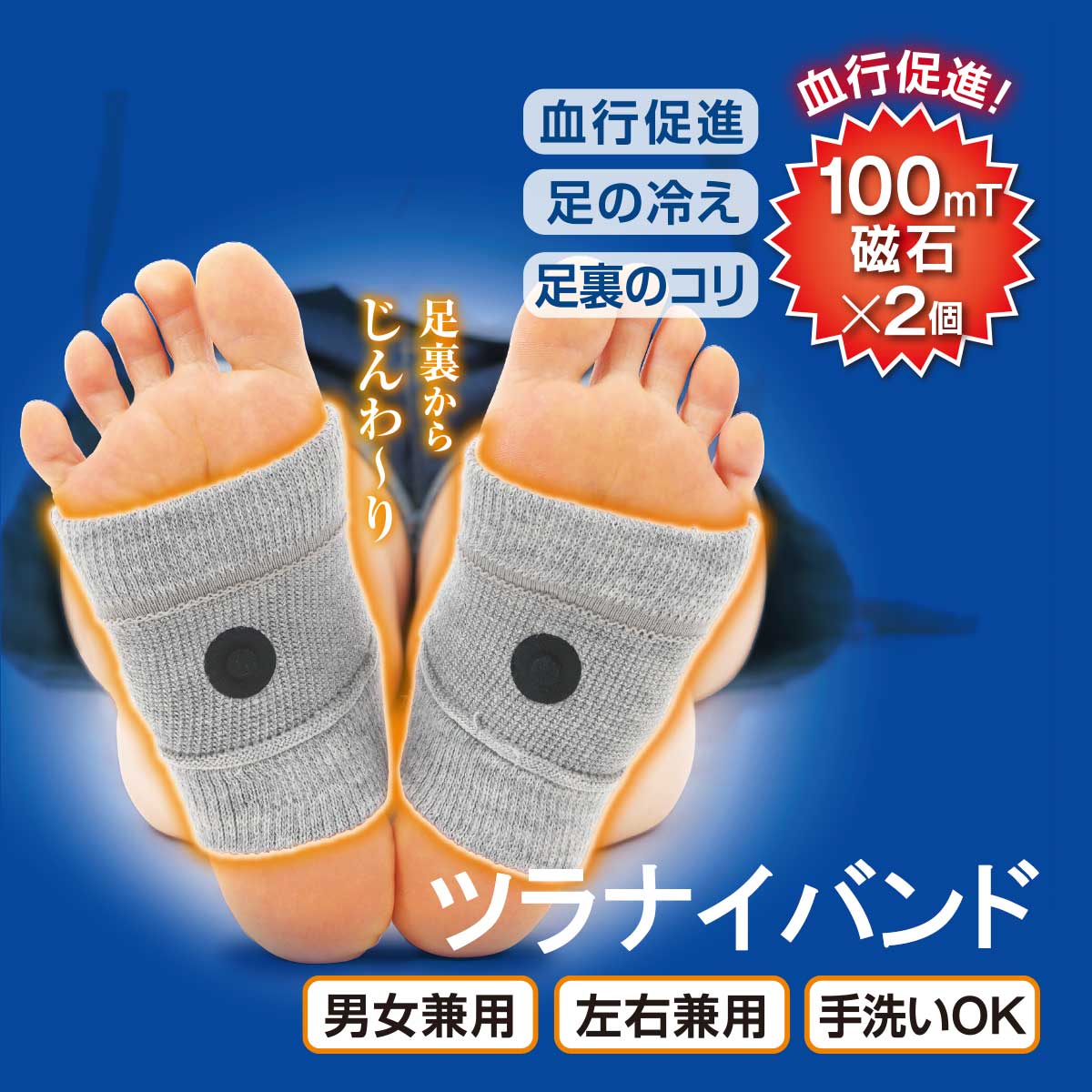 ツラナイバンド【T】 テレビショッピング まるごと得だね市!から登場