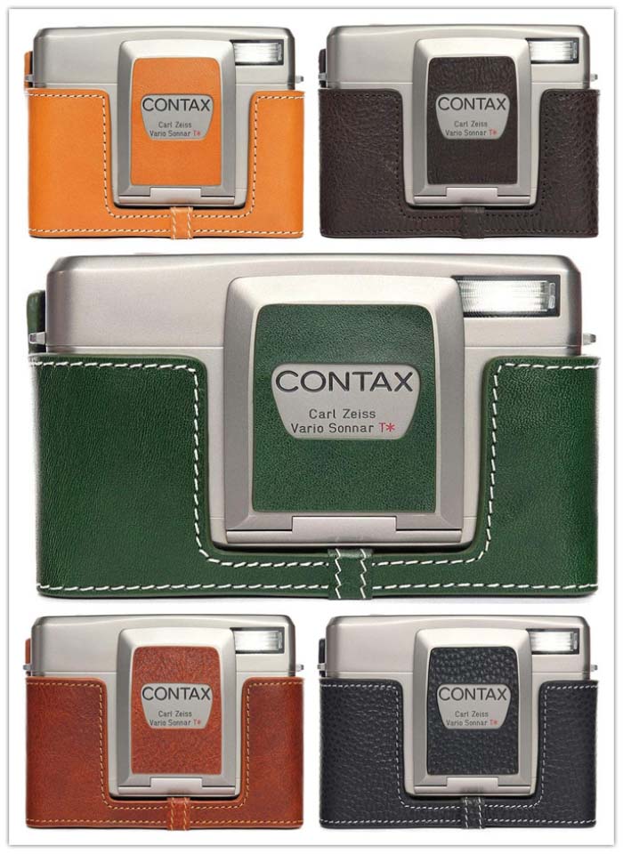 TP Original CONTAX TVS iii 専用 ブルタイプ 本革 ボディケース