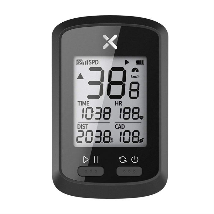 XOSS G+ GPS サイクルコンピュータ ワイヤレス サイコン USB充電式 バッテリー内蔵 Bluetooth ANT+対応 ロードバイクサイクルコンピューター スピードとケイデンス(G+)