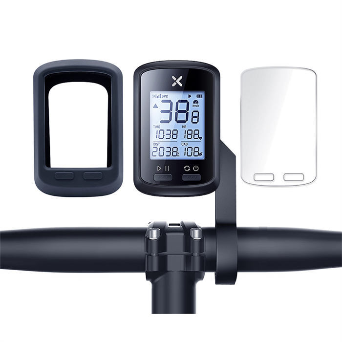 自転車用コンピューターカバー XOSS G+ 保護カバー+保護 フィルム GPSスピードメー...