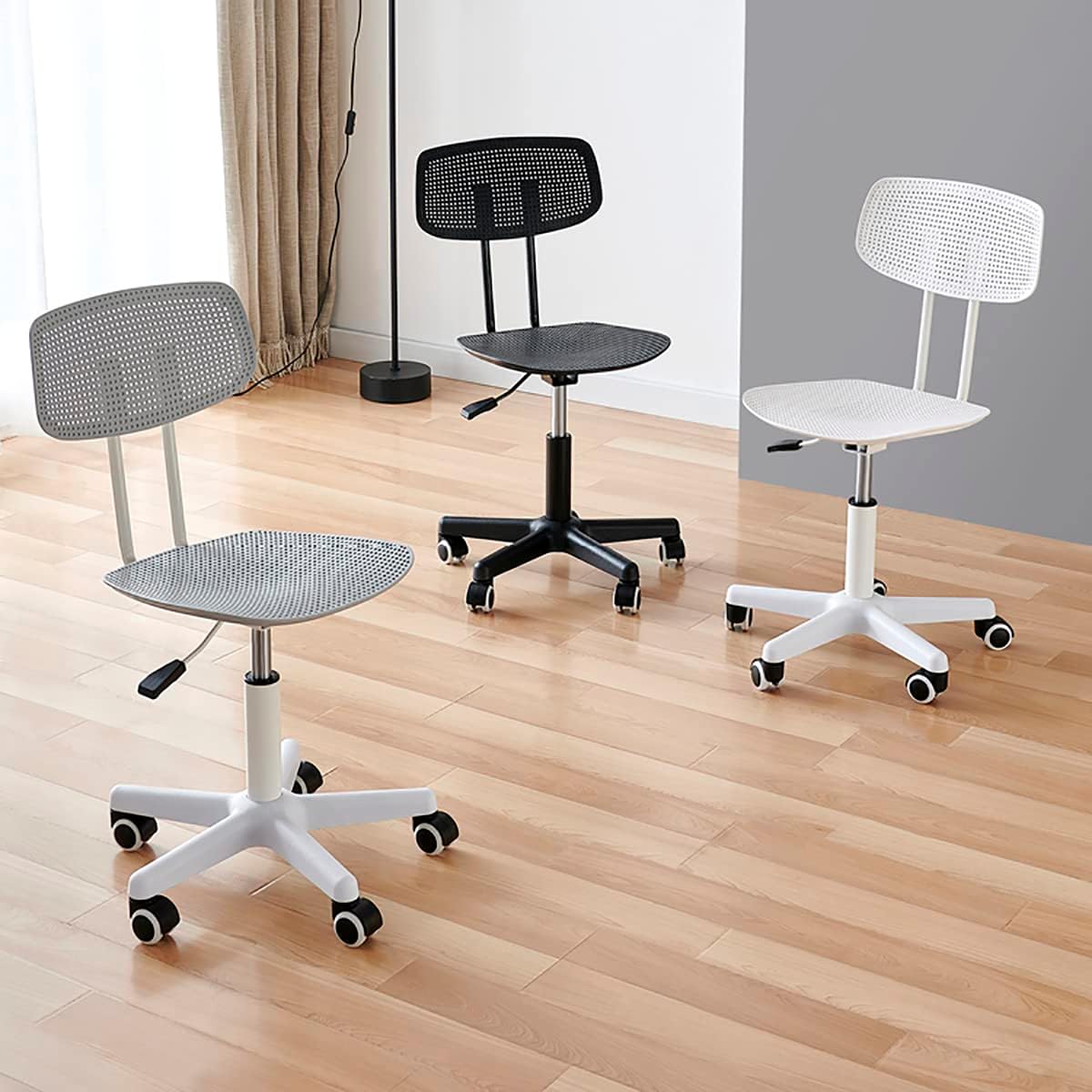 デスクチェア オフィスチェア 肘つき メッシュ パソコンチェア イス 通気性 昇降 360度回転 コンパクト ロッキング チェアー 椅子 オフィス チェア 在宅ワーク