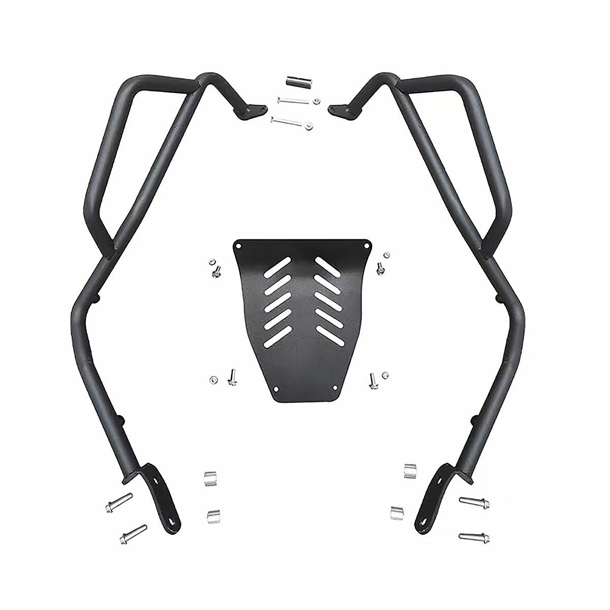 クロスカブ CC110 アンダーフレームキット エンジンガードキット アンダーガード ブラック バイクパーツ カスタムパーツ 改造 オートバイ キャンプツーリング