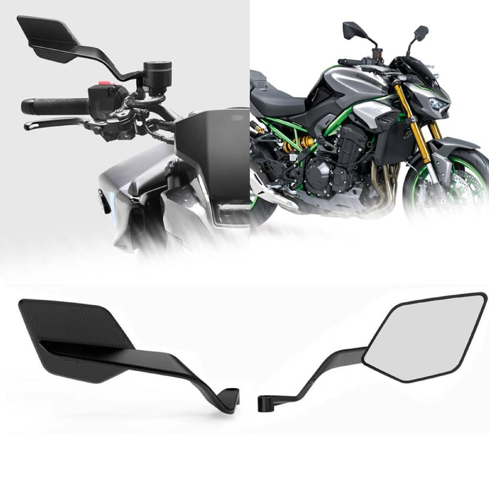 FOR Z900SE Z 900 SE z900se 2025 オートバイCNCブレード固定風翼バックミラーアル...