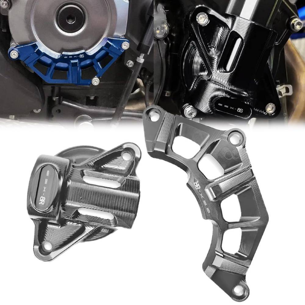 FOR GSX-8R gsx-8r GSX 8 R gsx8r GSX-8S gsx-8s GSX 8 S gsx8s 2023 2024 2025 2026 オートバイ部品左右エンジンステーター保護カバーガードプロテクターフレームエンジンサイドカバーアンチフォールカバー エンジンガード