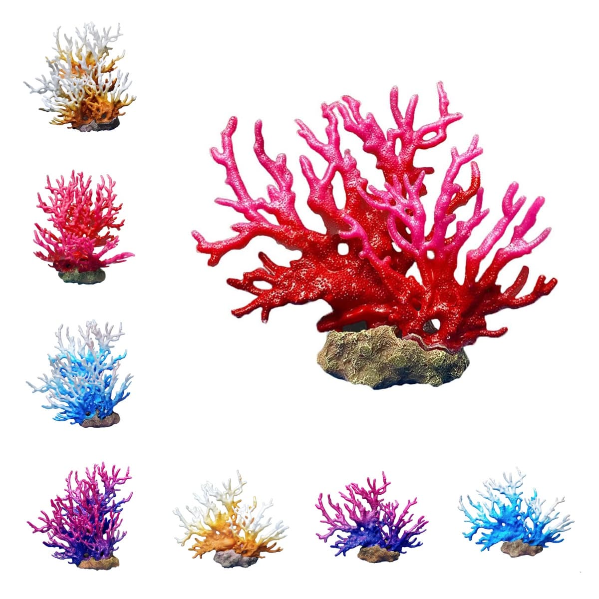 人工サンゴで作るアクアリウム造景｜サンゴ礁オブジェで美しいレイアウトを。魚の隠れ家として水槽・水族館に。