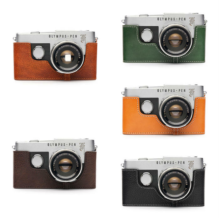 TP Original Olympus PEN F (フィルムカメラ) 専用 ブルタイプ 本革 ボディケース