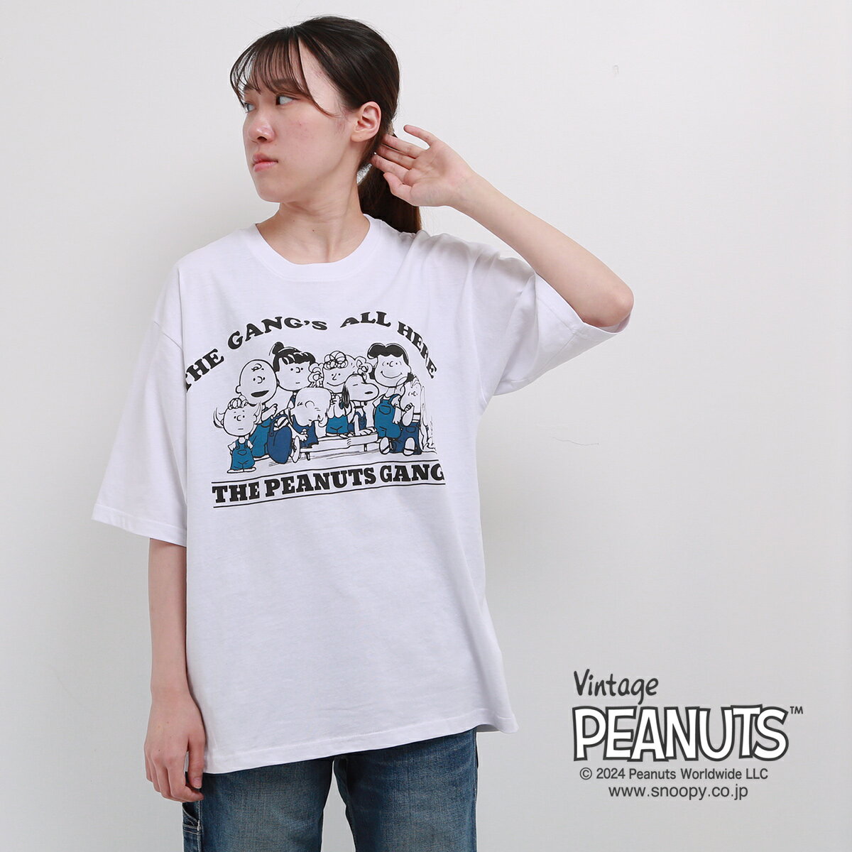 楽天市場】オーバーオール デニム（柄キャラクター）（レディース