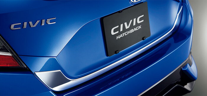 乐天商城 - HONDA【ホンダ】CIVIC【シビック】テールゲートガーニッシュ（クロームメッキ）FC1 FK7 純正 用品 部品 パーツ アクセサリ オプション【宅配便 小サイズ】