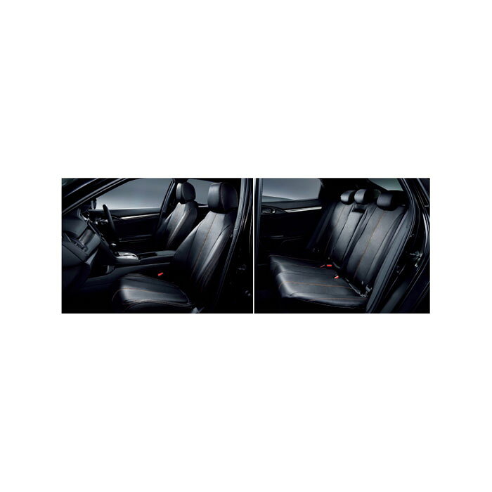 Rakuten - HONDA【ホンダ】CIVIC【シビック】シートカバー フルタイプ（合皮製／フロント・リアセット）FC1 FK7 純正 用品 部品 パーツ アクセサリ オプション【宅配便 中サイズ】