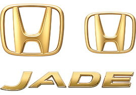 HONDA【ホンダ】純正部品JADE【ジェイド】ゴールドエンブレム カー用品 車用品 部品 パーツ アクセサリ オプション 【宅配便 小サイズ】