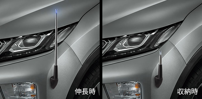 MITSUBISHI【ミツビシ】ECLIPSE CROSS【エクリプス クロス】コーナーポールGK1W 純正 用品 部品 パーツ アクセサリ オプション【宅配便 中サイズ】