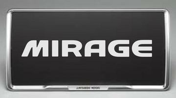 商品説明車名MIRAGE【ミラージュ】年式2016/01〜品番【1】MZ572546：備考欄※1枚。樹脂製。メッキ仕上げ。※フロント／リヤ兼用。適合表MG【1】○○　　　　　