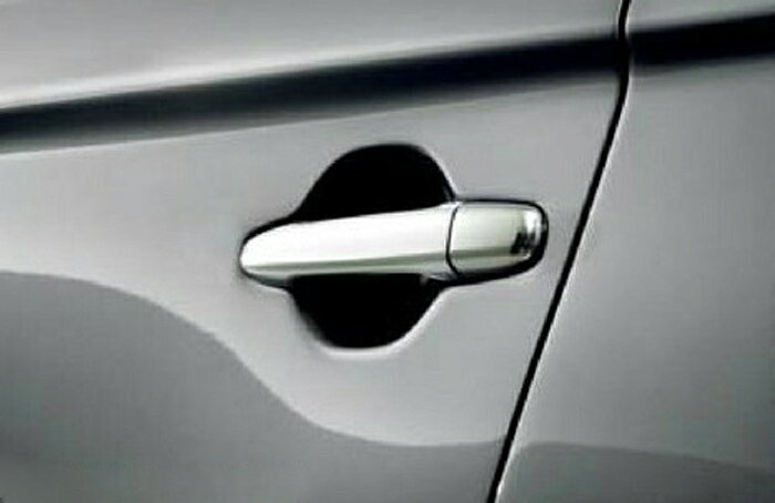 乐天商城 - MITSUBISHI【ミツビシ】純正用品 OUTLANDER【アウトランダー】メッキ調ドアハンドルカバー カー用品 車用品 部品 パーツ オプション 【宅配便 小サイズ】
