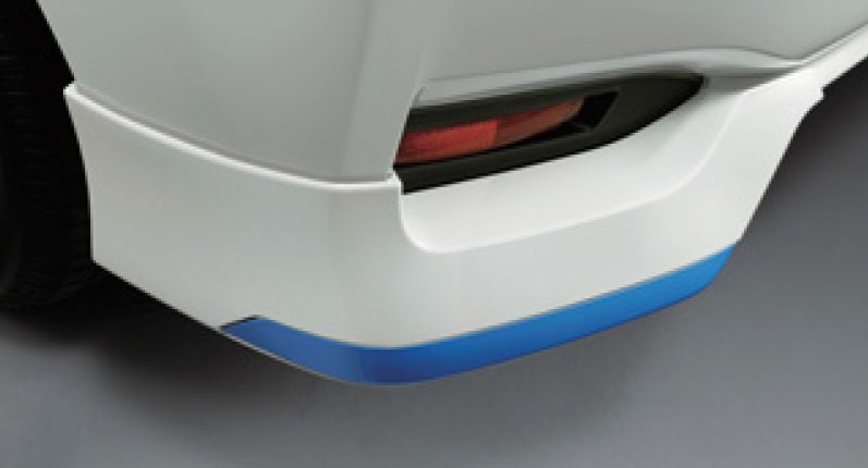 乐天商城 - NISSAN【ニッサン】NOTE【ノート】リヤアンダープロテクター（ブルーアクセント）Ver.1E12 NE12 HE12 純正 用品 部品 パーツ アクセサリ オプション【宅配便 大サイズ】