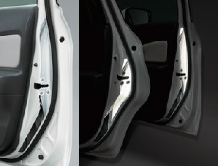 NISSAN【ニッサン】NOTE【ノート】ドアリフレクションステッカーE12 NE12 HE12 純正 用品 部品 パーツ アクセサリ オプション【宅配便 小サイズ】