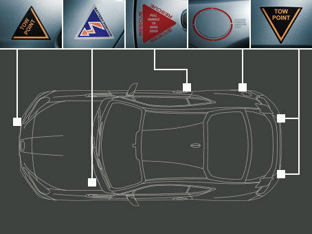 乐天商城 - SUBARU【スバル】純正用品 BRZ コーションラベルセット カー用品 車用品 部品 パーツ アクセサリ オプション