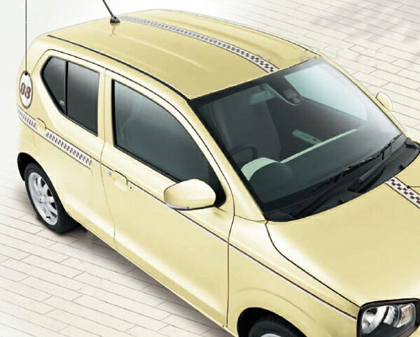 乐天商城 - SUZUKI【スズキ】純正部品ALTO【アルト】ゼッケンデカール(カフェレーサー） カー用品 車用品 部品 パーツ アクセサリ オプション 【宅配便 中サイズ】