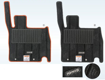 SUZUKI【スズキ】純正用品 IGNIS【イグニス】フロアマット（ピアチェーレ） カー用品 車用品 部品 パーツ アクセサリ オプション 【宅配便 大サイズ】