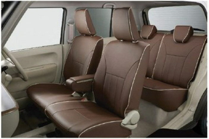 SUZUKI【スズキ】純正用品 LAPIN【ラパン】革調シートカバー1台分（フロント・リヤ）セット カー用品 車用品 部品 パーツ アクセサリ オプション 【宅配便のみ】