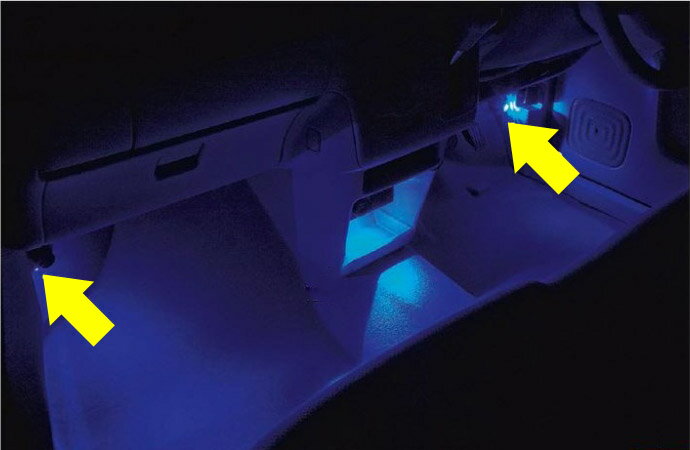 乐天商城 - SUZUKI【スズキ】純正用品 LAPIN【ラパン】フロアイルミネーション（ブルーLED） カー用品 車用品 部品 パーツ アクセサリ オプション 【宅配便 小サイズ】