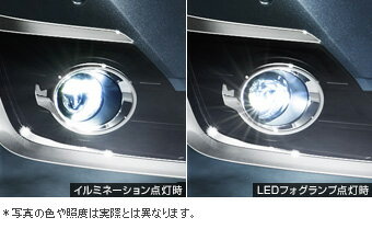 乐天商城 - TOYOTA【トヨタ】VELLFIRE【ヴェルファイア】30系LEDフォグランプイルミネーション付（ホワイト）AGH30 GGH30 純正 用品 部品 パーツ アクセサリ オプション 08593-58010【宅配便のみ】