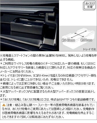 TOYOTA【トヨタ】COROLLA AXIO【カローラアクシオ】160系後期おくだけ充電NRE160 NZE161 NKE165 純正 ..