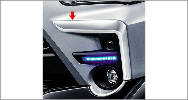 Rakuten - TOYOTA【トヨタ】RAIZE【ライズ】フロントサイドガーニッシュ（メッキ）A200A A210A 純正 用品 部品 パーツ アクセサリ オプション【宅配便 大サイズ】