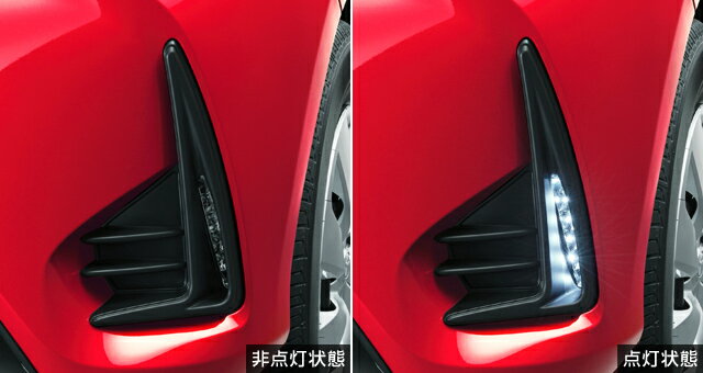 TOYOTA【トヨタ】Vitz【ヴィッツ】130系後期LEDスタイリッシュビーム（専用ガーニッシュ付）KSP130 NSP130 NSP135 NHP130 純正 用品 部品 パーツ アクセサリ オプション【宅配便 小サイズ】