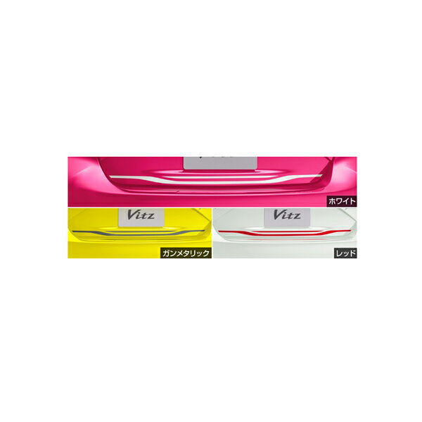 TOYOTA【トヨタ】Vitz【ヴィッツ】130系後期バックドアデカールKSP130 NSP130 NSP135 NHP130 純正 用品 部品 パーツ アクセサリ オプション【宅配便 中サイズ】