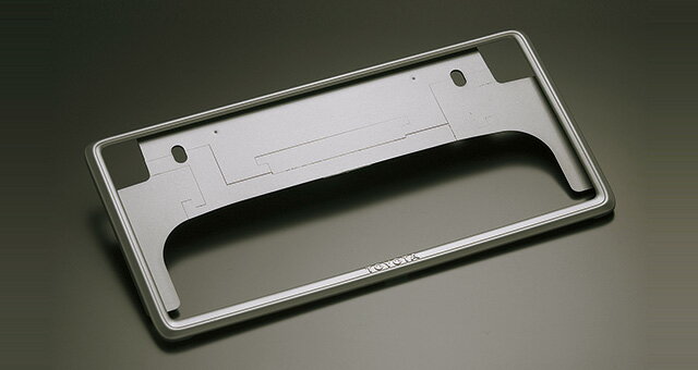 TOYOTA【トヨタ】Vitz【ヴィッツ】130系後期ナンバーフレーム（ベーシック）KSP130 NSP130 NSP135 NHP130 純正 用品 部品 パーツ アクセサリ オプション【宅配便 小サイズ】