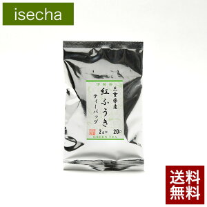 べにふうき べにふうき茶 伊勢茶 紅ふうき ティーパック 2g×20p メール便 送料無料 （ メチル化 カテキン ティーバッグ パック 紅富貴 花粉症 緑茶 国産 三重県産 伊勢 丸中製茶 ）