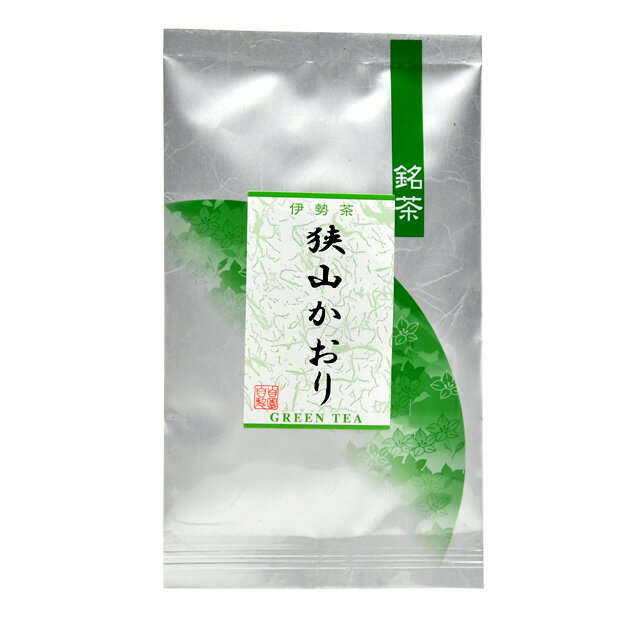 伊勢茶さやまかおり30gメール便送料無料 お茶の品種（さやまかおり）をブレンドなしで加工した深蒸し煎茶です。 その名の通り、香り高く甘味も格別、水色は深緑色。 お茶やさんでは手に入らない幻のお茶。 一度飲めば病み付きになってしまうほどの味わいです。 消費者が一番飲んでみたいお茶の品種にあげられています。 賞味期限:商品発送日より1年間。 ■メール便でポストにお届けとなります。 ■通常商品と同梱の場合、送料がかる場合がございます。 名称 伊勢茶狭山かおり 原材料名 茶 原料原産地 三重県 内容量 30g 賞味期限 商品発送日より1年間 保存方法 高温多湿を避け、移り香りにご注意下さい 原産国名 日本 販売者 丸中製茶有限会社 三重県度会郡度会町棚橋1393-1 製造者 丸中製茶　代表者　中村喜彦 三重県度会郡度会町棚橋1393-15種類の中からどれでも一つ メール便送料無料540円（税込）